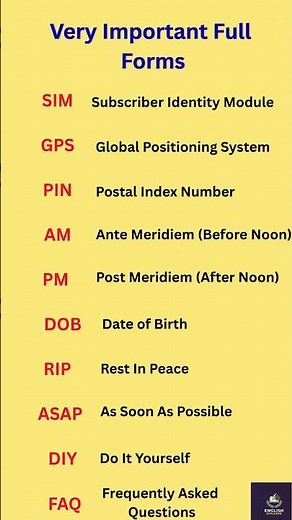 These Short Words Have Big Meanings! #english #easyenglisheveryday