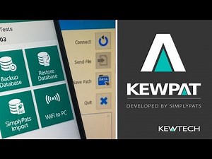 KEWPAT App - Importing SimplyPats Data Files via WiFi into the App