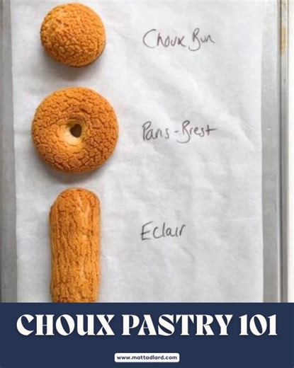 This is the ultimate guide to making perfect & consistent choux pastry at home - every time! Find the full recipes here: https://mattadlard.com/recipes/choux-pastry-101/ | Matt Adlard