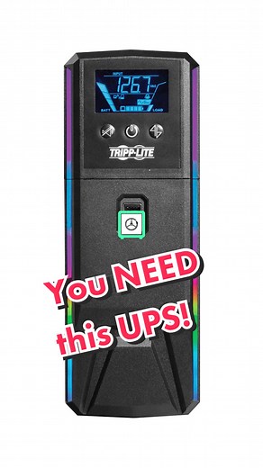 Tripp Lite by Eaton is here to protect your tech from blackouts and surges 💪 get your very own Tripp Lite UPS from #newegg 🥚 #ups #tripplite #unboxing #unboxthis #rgb
