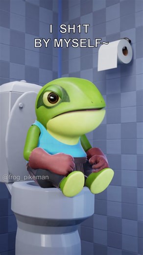I sit by myself #talkingtothemoon #animation #3danimation #animationmeme #frogpikeman #funnyvideos #fypシ