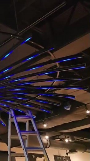 Mesmerizing IC RGB LED Ring Animation | Dynamic Lighting Installation by NES Light