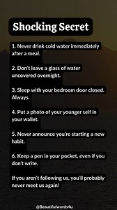 Shocking Secret | Beautiful Words