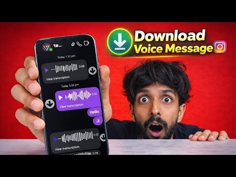 How to download instagram voice message on mobile | Instagram voice message download