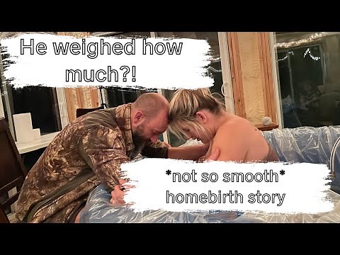 NATURAL HOMEBIRTH STORY WITH COMPLICATIONS | BIG BABY BORN AT HOME