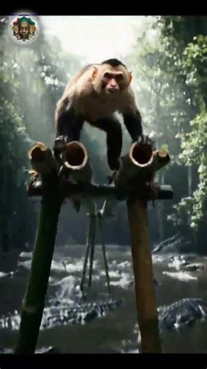 The Monkey Walking In the Valley of Shadow of Death