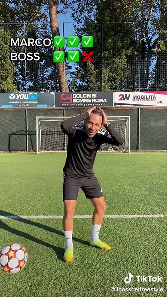 Boss vs Marco Bellotti Freestyle Football Challenge
