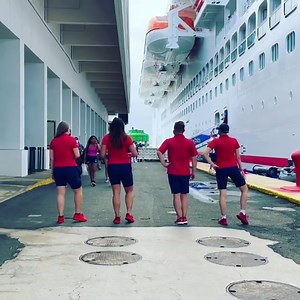 Mardi Gras fun Squad. Video by Bradley. - Carnival Cruise FUN