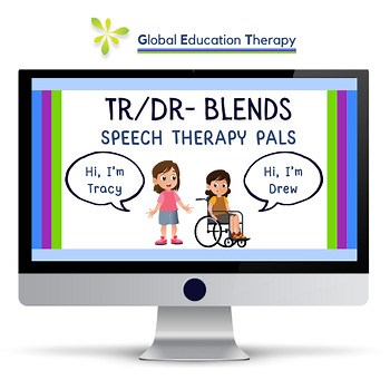 Speech Therapy /R/ Articulation Activities | Tr- and Dr- Consonant Blends