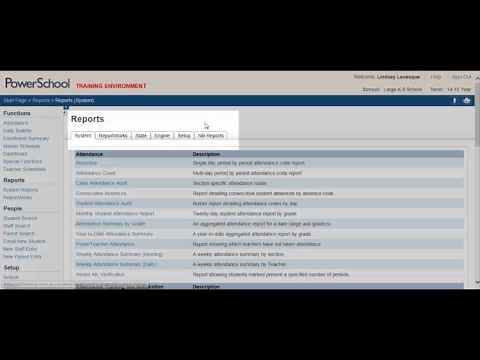 Student Demographic Information Report