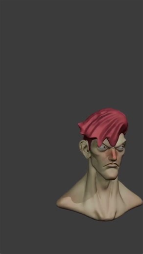 Stylises character blender sculpt #art #digitalart #3d #timelapse #blender #ytshorts