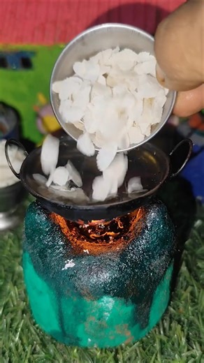 poha mixture recipe👩‍🍳😋 #atukulu mixture #minaturecooking #viral #ytshorts