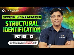 13 POC | Test Of Functional Groups | Structural Identification | IIT JEE Main Advanced by NS Sir