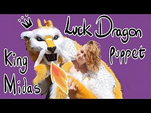 How I made King Midas the Luck Dragon Puppet - reveal video!