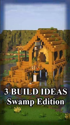 3 Build Ideas for YOUR Minecraft World - Swamp Edition