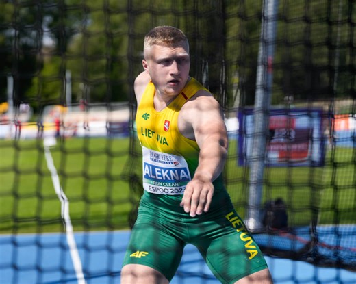 European champion Mykolas Alekna 🇱🇹 easily qualifies to discus throw final with 61.42m throw 🥏 📸 Sona Maleterova #Espoo2023 #athletics #trackandfield #yoursportforlife | European Athletics