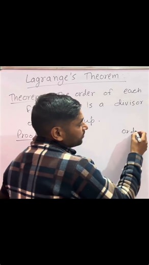 Lagrange's theorem | Group Theory | bsc maths | most important theorem #Lagrange'stheorem