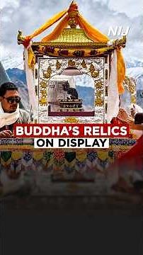 Sacred Buddha Relics arrive in Ladakh | Piprahwa Relics 1st public display in India | Buddha Purnima