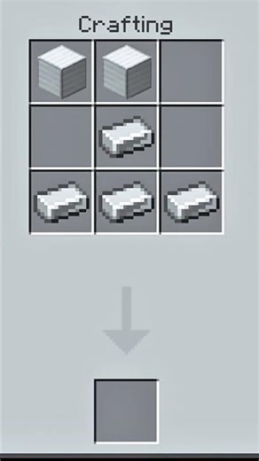 How to Make Anvil in Minecraft | Easy Recipe 2026 | #shorts