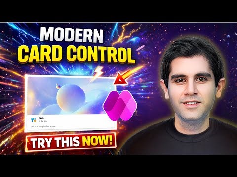 Power Apps Modern Card Control – Build Stunning Responsive Cards in Minutes 🔥