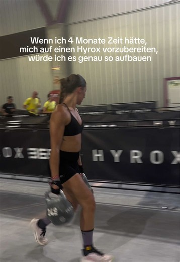 Hyrox Trainingsplan Phase 1 & 2 — 16 Wochen Lauf- und Kraftplan