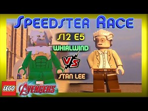 Speedster Series - Whirlwind vs Stan Lee Race!! S12 E5 (LEGO Marvel's Avengers)
