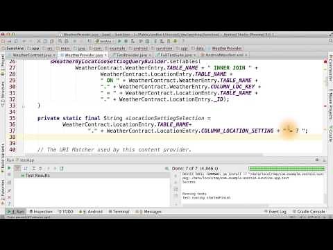 Add a Join query - Developing Android Apps