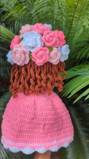 Crochet Reversible flower doll pattern / crochet doll/ crochet flower doll/ doll pattern /crochet