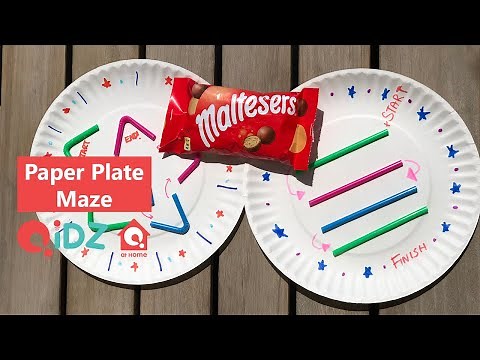 Paper Plate Maze | DIY Games for Kids | QiDZ at Home