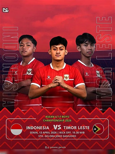 Timnas Day‼️Gais, Saatnya Kita Dukung Garuda Muda 🔥🇮🇩🦅 Cek link di bio untuk nonton pertandingan bola. - - 📷 IG: pesona_garudaa - - #timnasday #timnasindonesia #timorleste #aseanu17boyschampionship #pesonagaruda