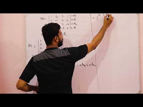 Minors and Cofactor of 4x4 Matrix | Determinant of 4x4 Matrix by Cofactor Expansion Method