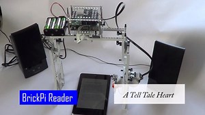 BrickPi Reader Reads Your Ebooks To You @Raspberry_Pi #piday #raspberrypi
