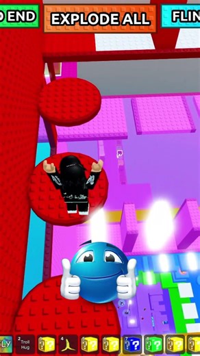 Lucky Blocks At The End? 🤔 | Roblox Obby | #roblox #shorts