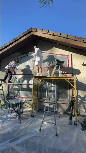 Stucco trim #diy #masonry #construction #wood