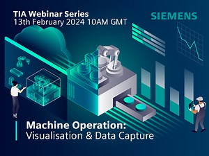 Siemens TIA Machine Operation: Visualisation & Data Capture