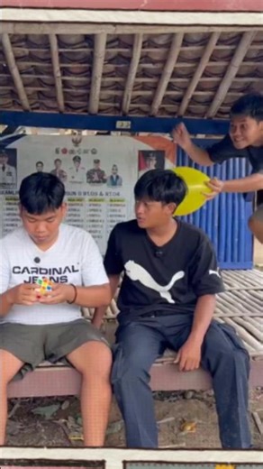 Kalian takut sama balon juga? #funny #fypシ