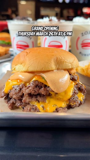 GRAND OPENING Thursday March 26th at 6PM - Zojah Burger 9390 Huebner Rd #sanantoniotexas #burger