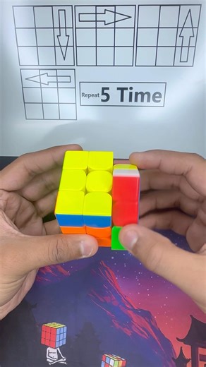 Rubik’s Cube Solve Trick 😱 | Easy & Fast Method | #rubikscube #shorts #viral