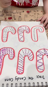 Candy Cane Line Tracing Activity for 3 years old 📝🍭. This activity supports fine motor development and build prewriting skills. So fun and easy to prepare. #education #earlylearning #christmasactivities #activitiesforkids #montessori | Juliefel Geraldez Flew