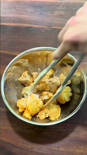 Buffalo Cauliflower Wings - recipe in caption