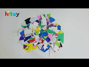 Studying Color∥Drawing and fill with colored paper for kids