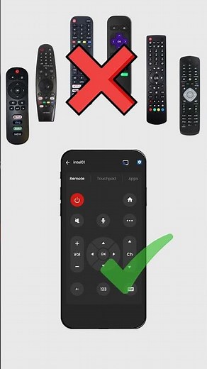 Universal TV Remote Control App | Works with All Smart TVs (WiFi & Bluetooth Connect)