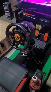 sim racing setup thrustmaster t598 with the th8a shifter