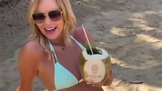 Amanda Holden, 55, stuns in series of bikinis on £1,300 a night birthday trip