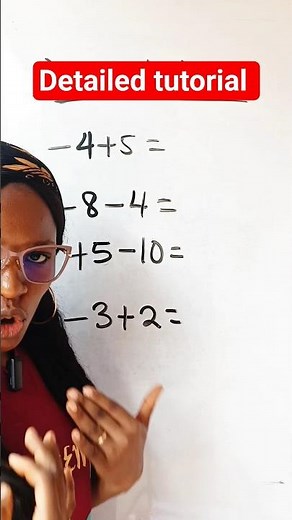 Step by step tutorial on directed numbers. #maths #mathshorts #mathstricks #algebra