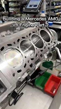 Building an AMG V8 engine! 👀 (Part 2)