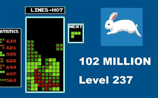 【搬运】用AI通关了NES版俄罗斯方块：得分1.02亿 最高237关