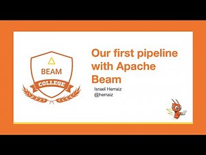 My first batch pipeline with Apache Beam