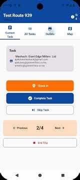 Field trip tracking and automatic outlet check-ins