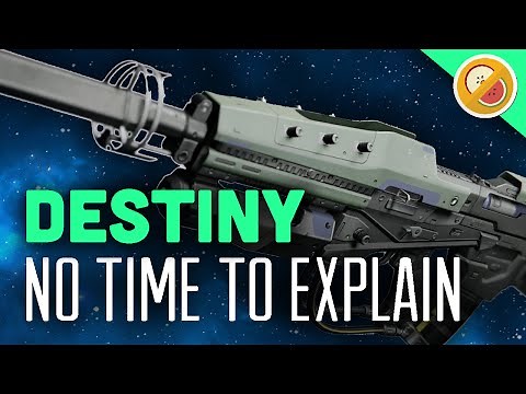 DESTINY No Time To Explain Fully Upgraded Exotic Pulse Rifle Review (The Taken King Exotic)